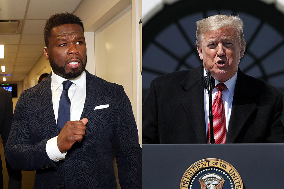50 Cent Reacts to Mural of Himself as President Trump: &#8220;F**k Is Wrong With These People&#8221;