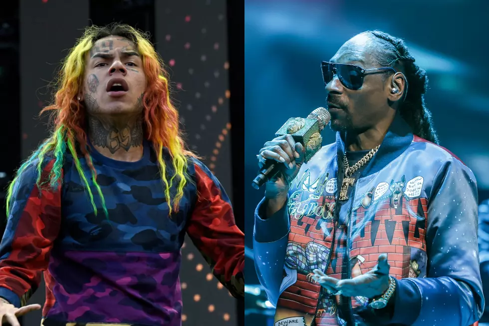 6ix9ine Accuses Snoop Dogg of Cheating on His Wife