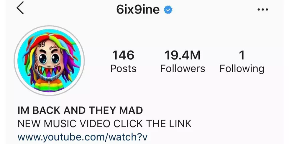 6ix9ine via Instagram
