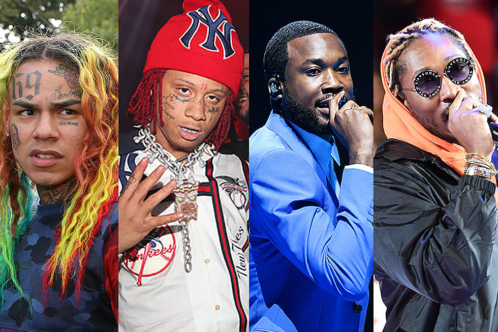 6ix9ine Calls Out Trippie Redd, Meek Mill for Not Having a No. 1