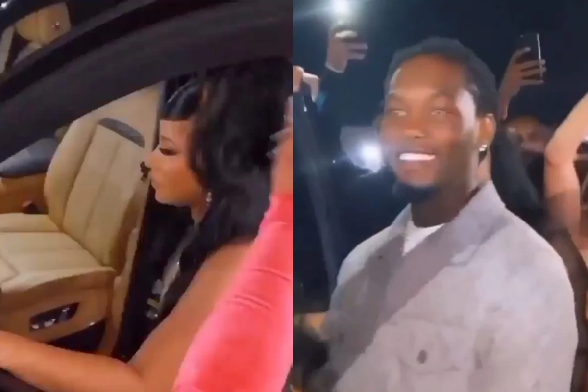 Offset Parties With Cardi B, Buys Her a New Rolls-Royce SUV - XXL