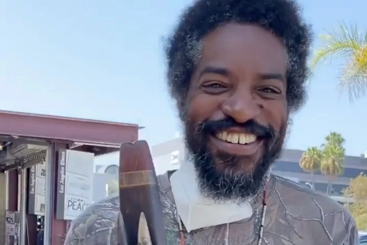 Random Moments of Andre 3000 Playing a Flute in a City Near You
