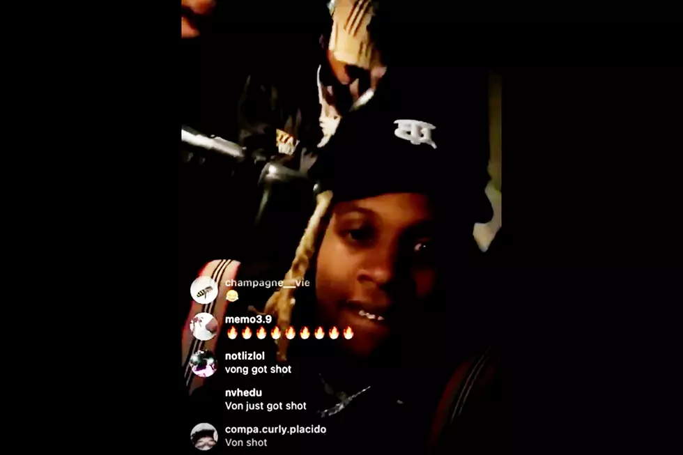 Lil Durk Appears to Learn About King Von Being Shot While on Instagram Live