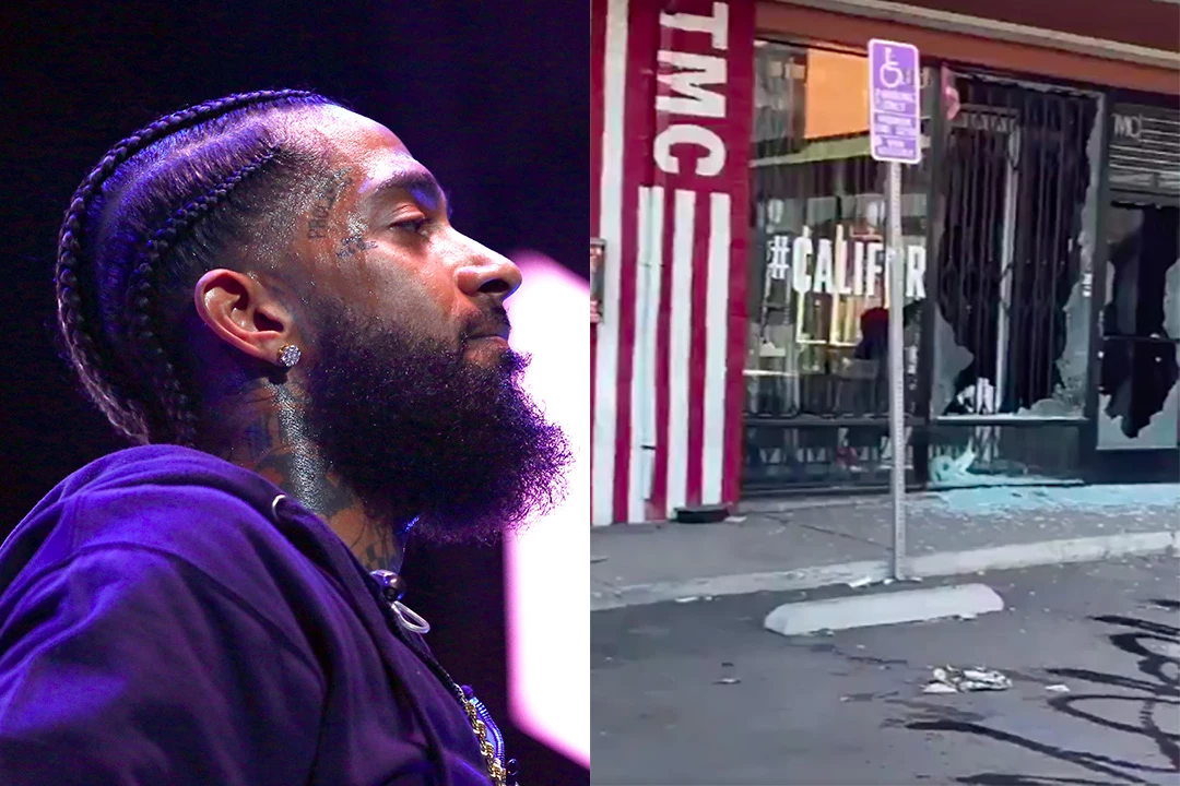 Video Shows Nipsey Hussle's Marathon Store After Being Vandalized