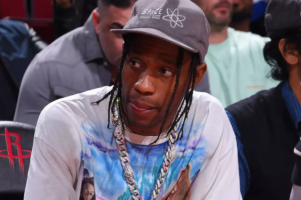Travis Scott Resurfaces With Actor Mark Wahlberg and Corey Gamble Following 2021 Astroworld Festival Tragedy