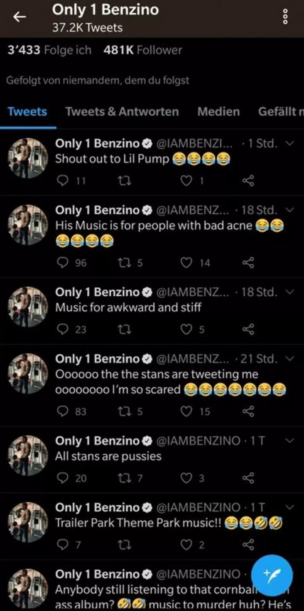 IAmBenzino via Twitter