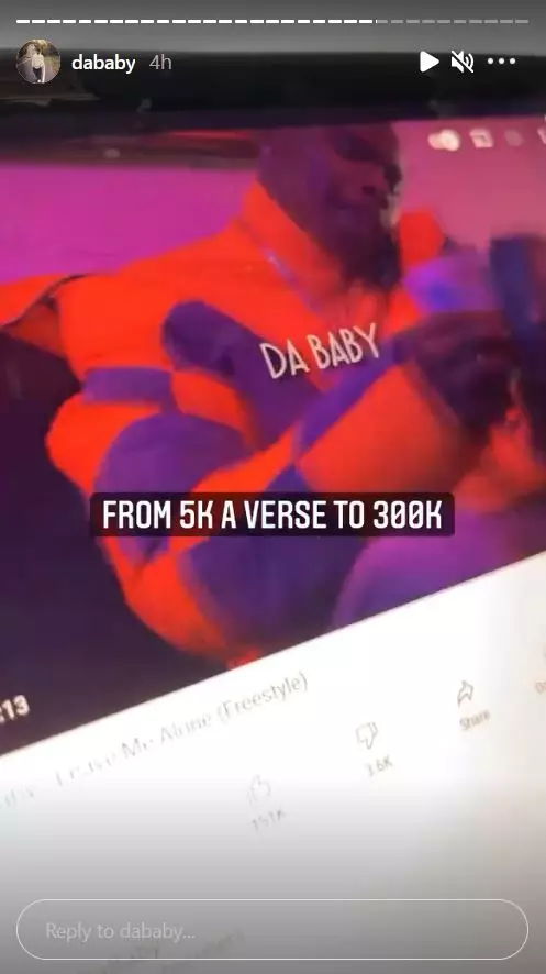 Dababy Says He Charges 300 000 For A Verse Xxl - dababy roblox id look how she walk
