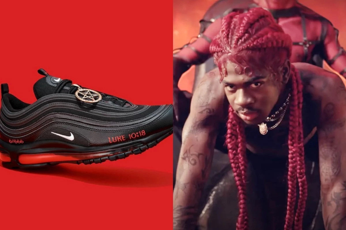 realeza Monet Vientre taiko Nike Sues Company That Made Lil Nas X's Satan Shoes - XXL