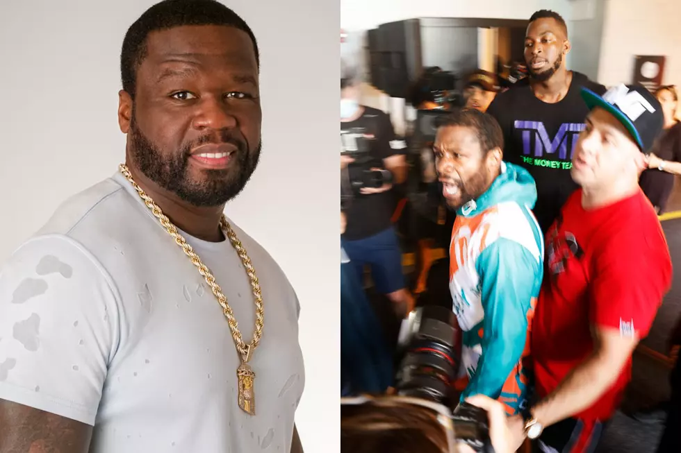 50 Cent Clowns Floyd Mayweather After Jake Paul Altercation