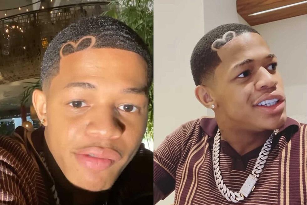 Drake, 21 Savage Flame YK Osiris for Heart Shaved Into His Hair