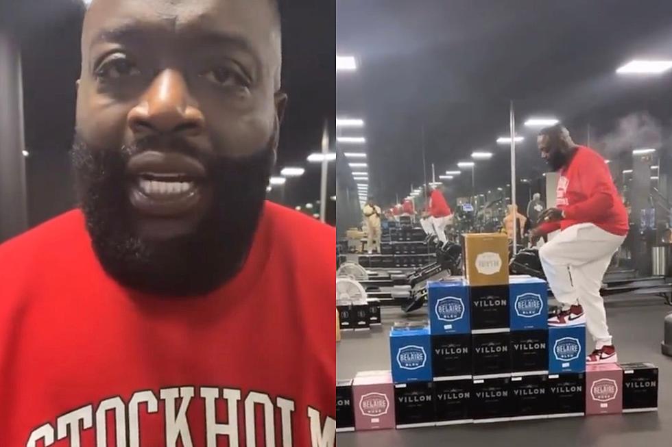Rick Ross Does His Own Crate Challenge