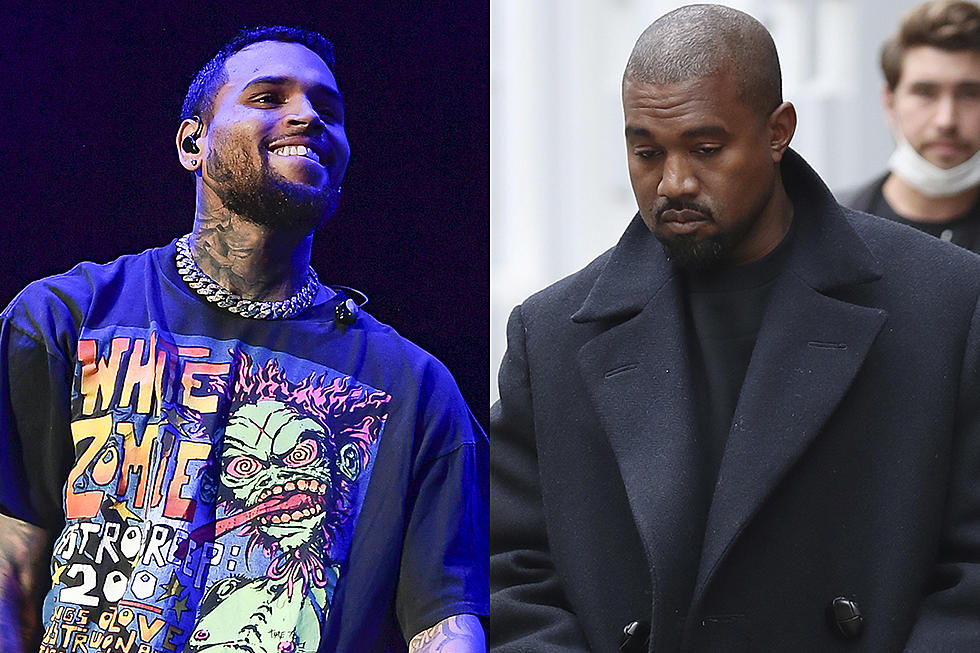 Chris Brown Clowns Kanye West’s New Haircut