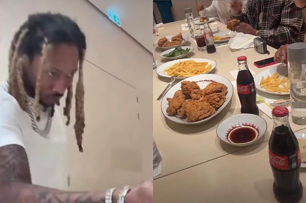 Future and #ZonaMan swapped out their sushi for KFC while eating at the Louis  Vuitton in Dubai… Swipe to see some of the internet's best…