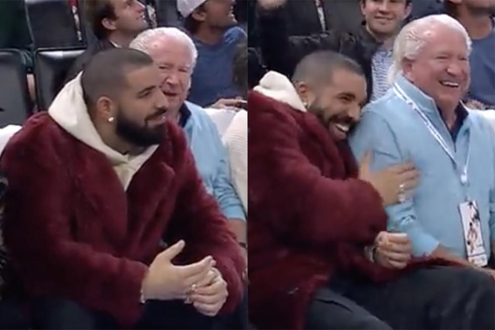 Elderly Couple Sitting Next to Drake Appear to Have No Idea Who He Is &#8211; Watch