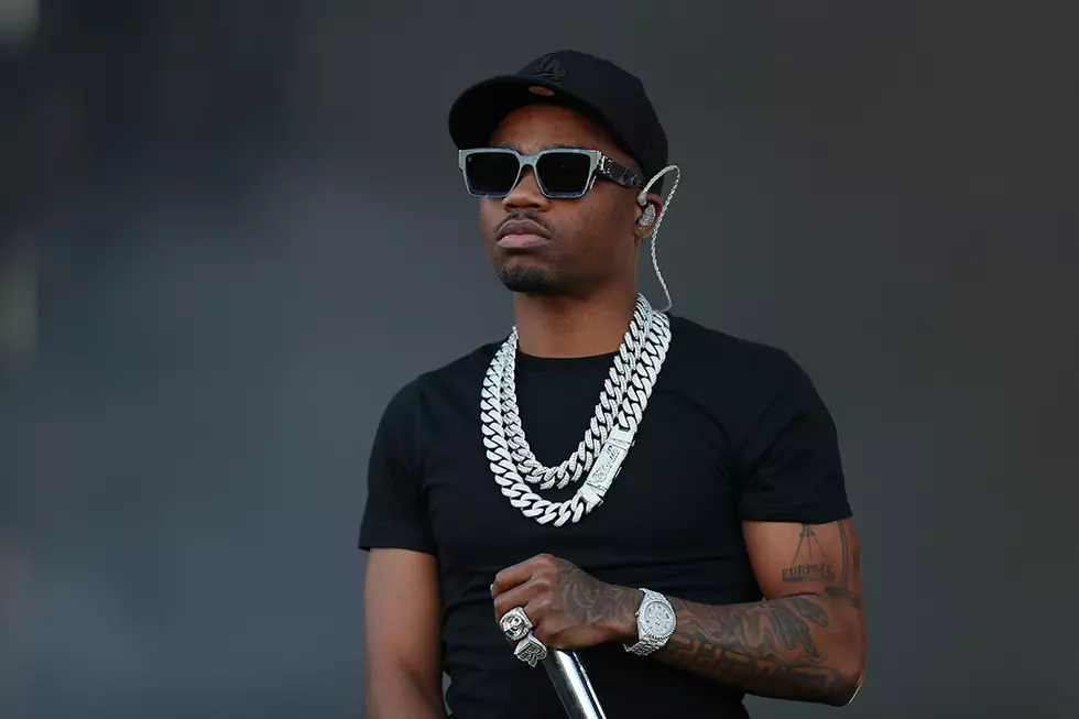 American rapper Roddy Ricch performs on stage during the Astroworld Fest 2021 at NRG Park on November 5, 2021 in Houston, Texas.