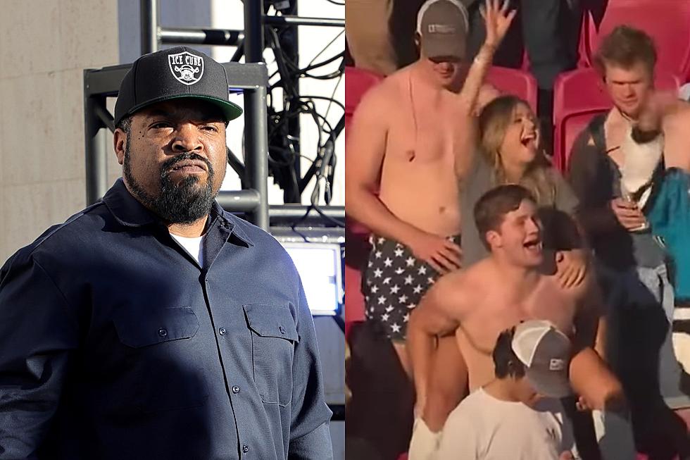Ice Cube Performs During NASCAR Race