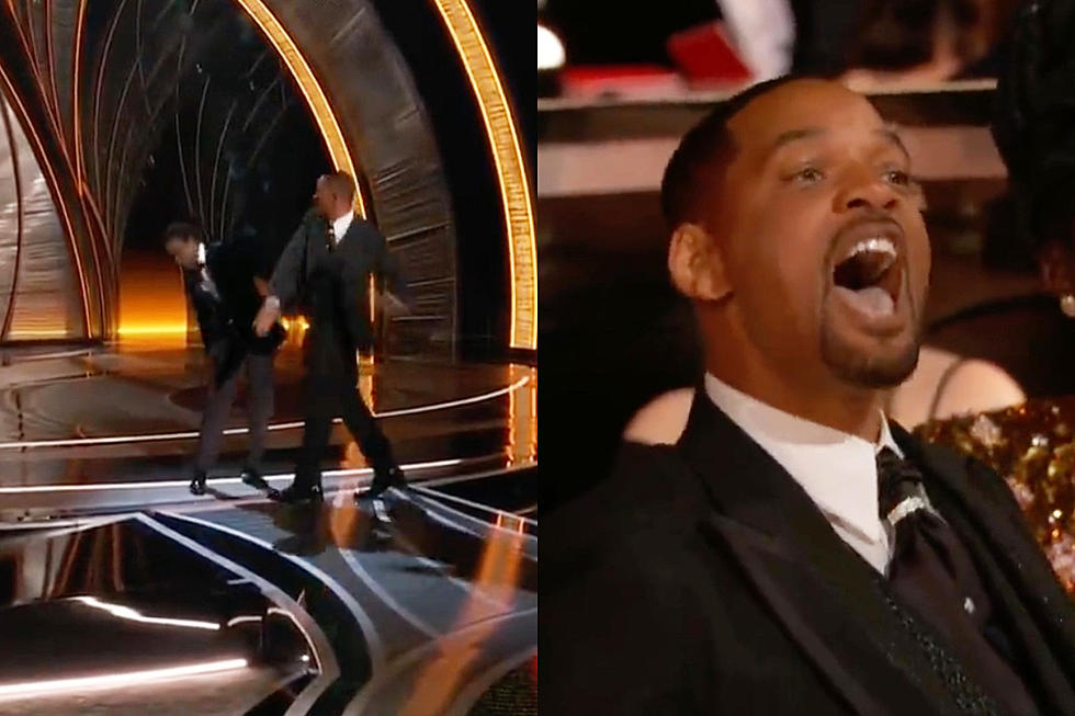 Will Smith Slaps Chris Rock for Making Joke About Jada Pinkett Smith at 2022 Oscars