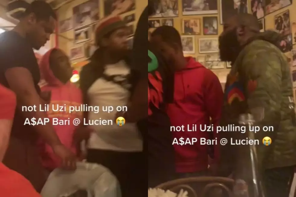 Lil Uzi Vert Confronts ASAP Bari at Restaurant &#8211; Watch