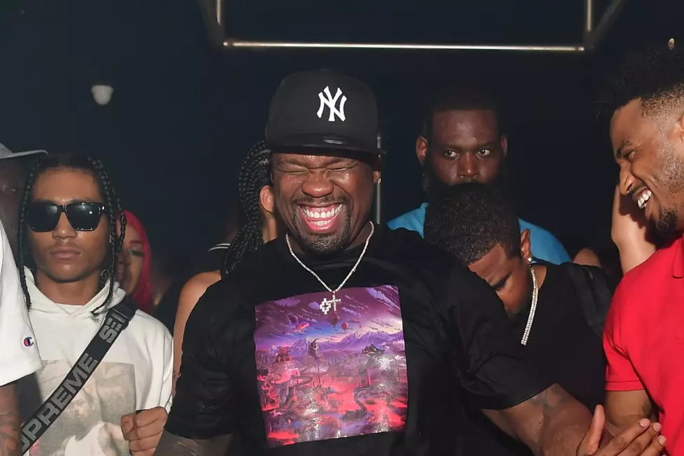 50 Cent Reacts to Rapper Getting Poorly Done Back Tattoo of Fif - XXL