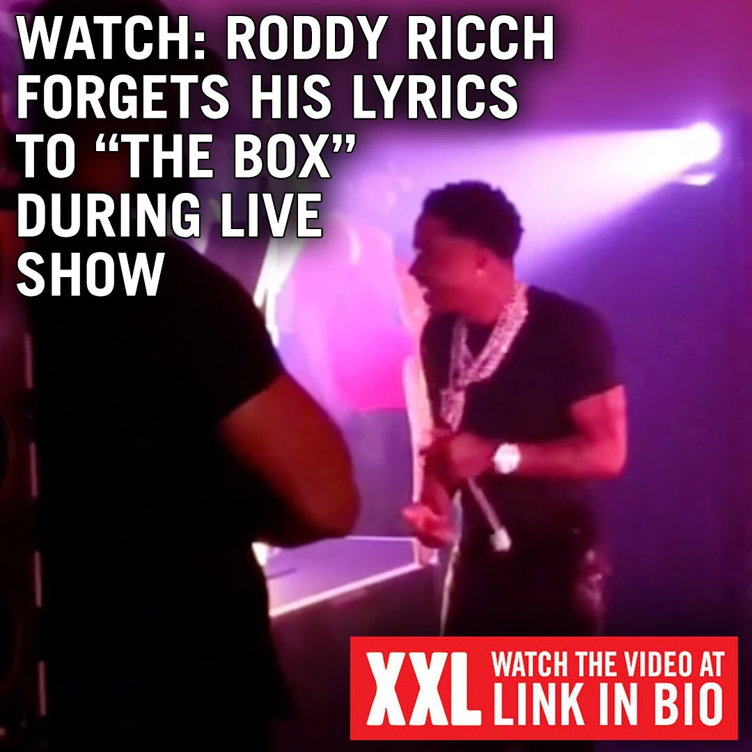 Roddy Ricch Forgets His Lyrics to 'The Box' During Performance - XXL