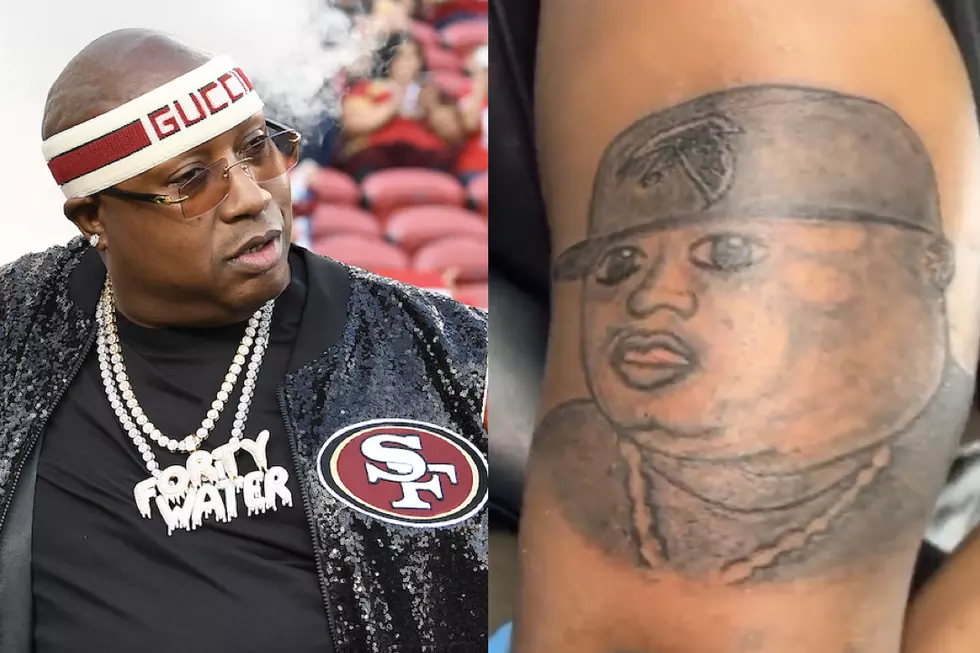 E-40 Trends After Poorly Done Tattoo of His Face Goes Viral
