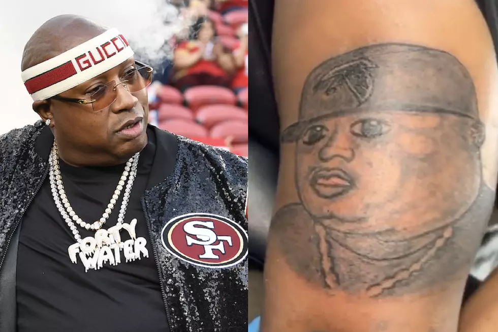 E-40 Trends After Poorly Done Tattoo of His Face Goes Viral - XXL