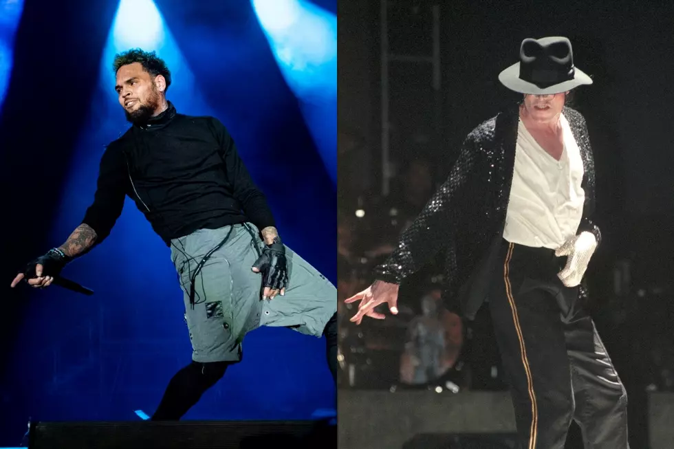 Chris Brown Reacts to People Saying He's Better Than MJ