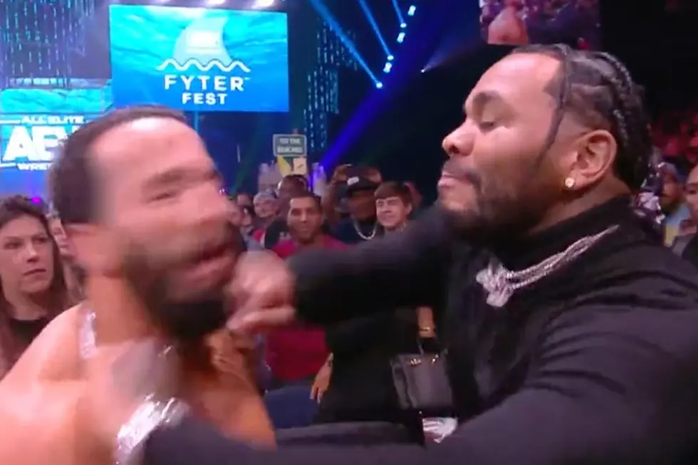 Kevin Gates Punches Wrestler Tony Nese During AEW Dynamite Event 