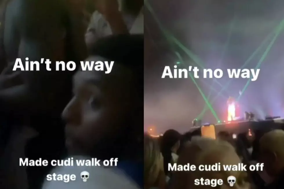 Video Shows Person Who Threw Bottle That Made Kid Cudi Leave Rolling Loud Performance &#8211; Watch