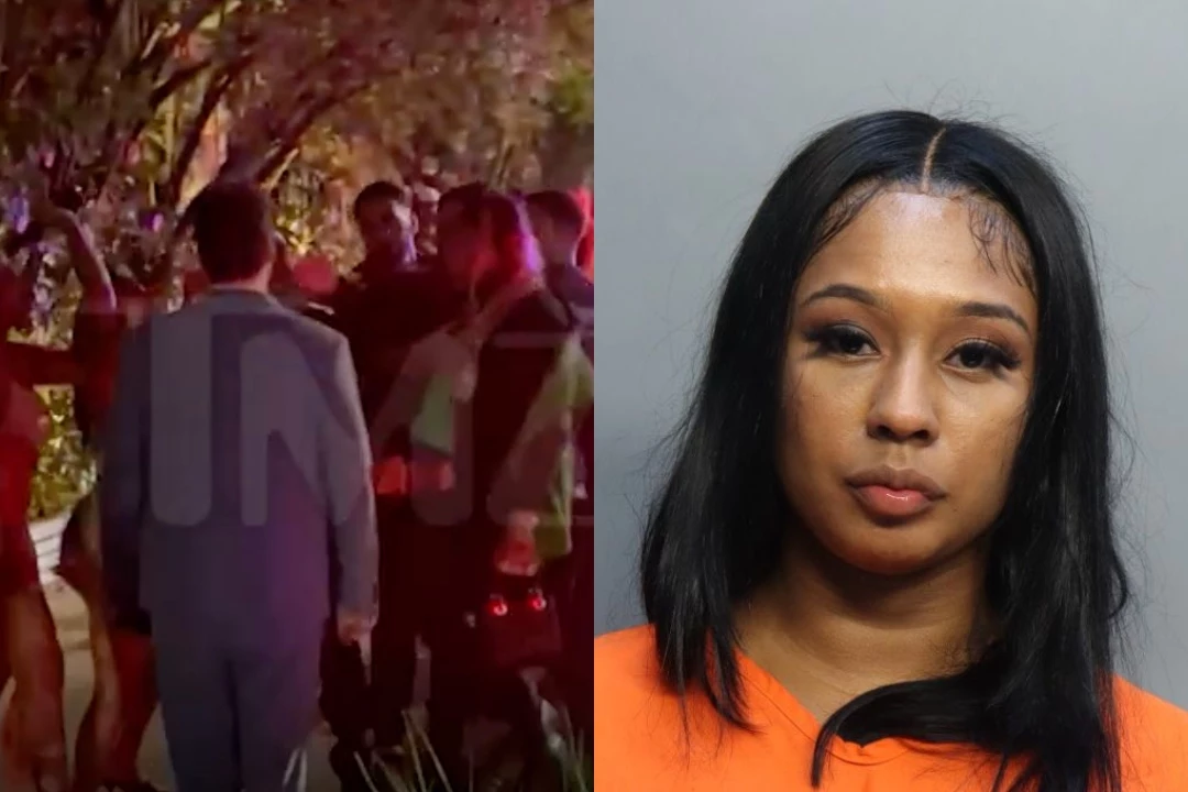 6ix9ines Girlfriend Arrested for Allegedly Punching Tekashi pic