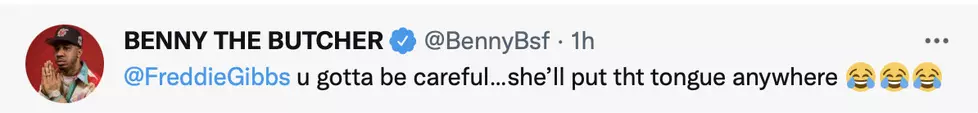 Benny The Butcher tweets photo of Freddie Gibbs girlfriend