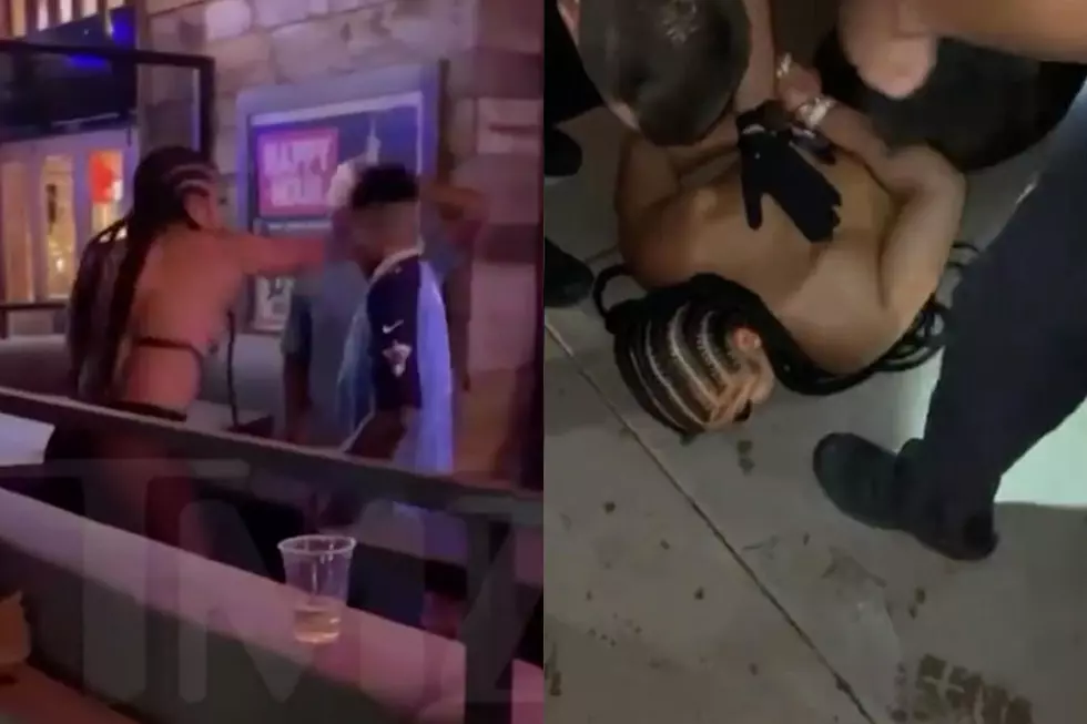 Video Appears to Show Chrisean Rock Getting Arrested After Fight With Blueface