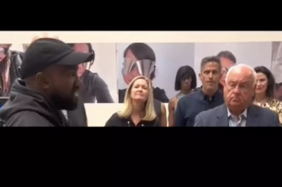 Kanye West Goes off on a Rant in Front of Gap Executives