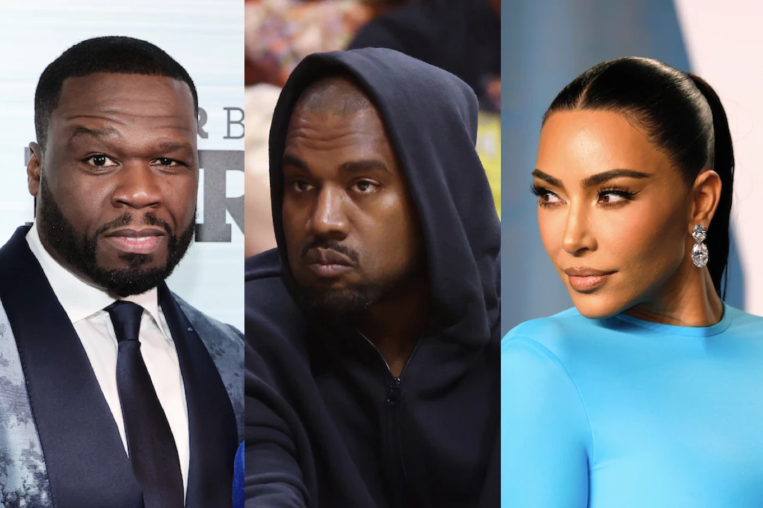 Kanye Corrects 50 Cent Over Fake Kim Kardashian Diarrhea Post pic