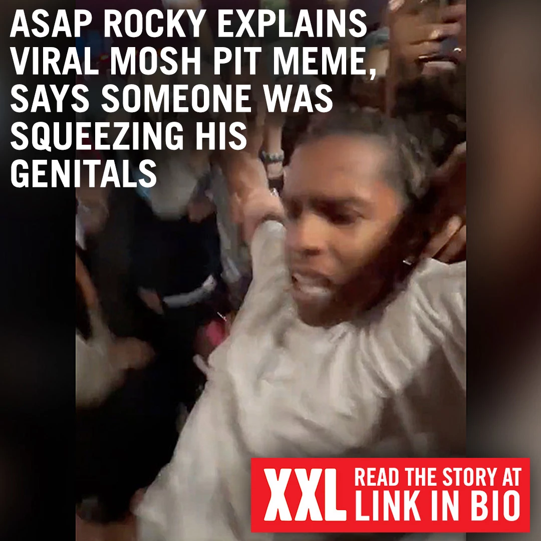 A$AP Rocky Shows Off the Bras That Were Thrown at Him During a