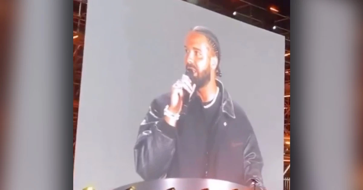 Drake Makes New Balance Joke During Nike Headquarters Speech