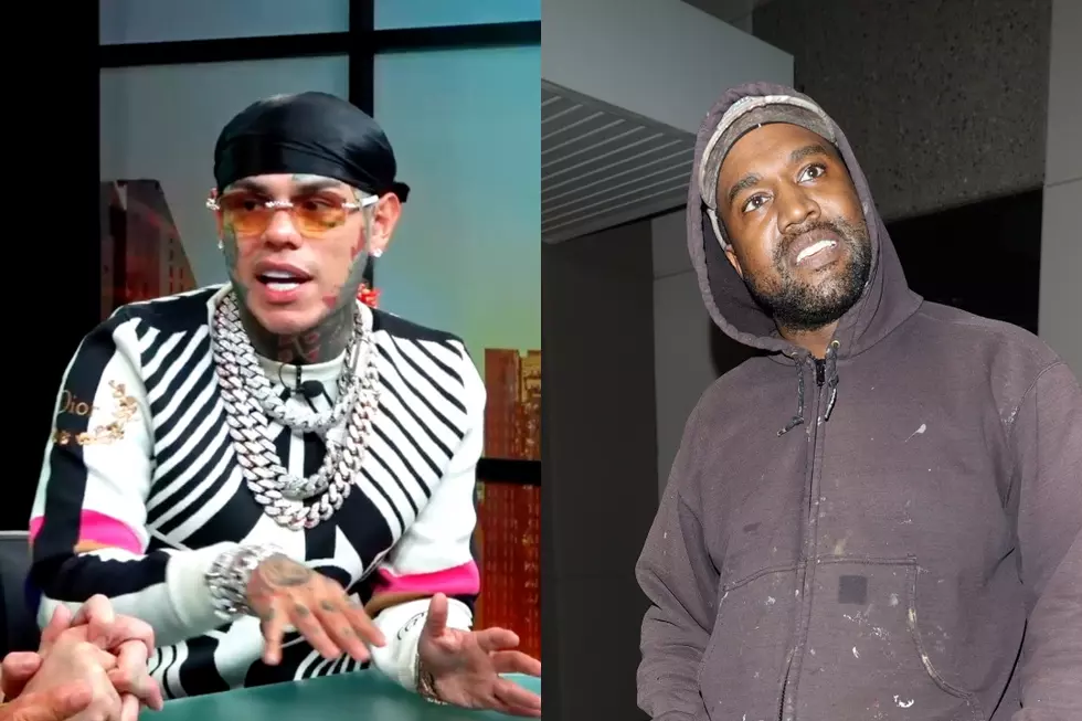 6ix9ine Claims Kanye West Flew Him Out to Work on New Music This Year, But He Didn&#8217;t Like What Ye Was Making