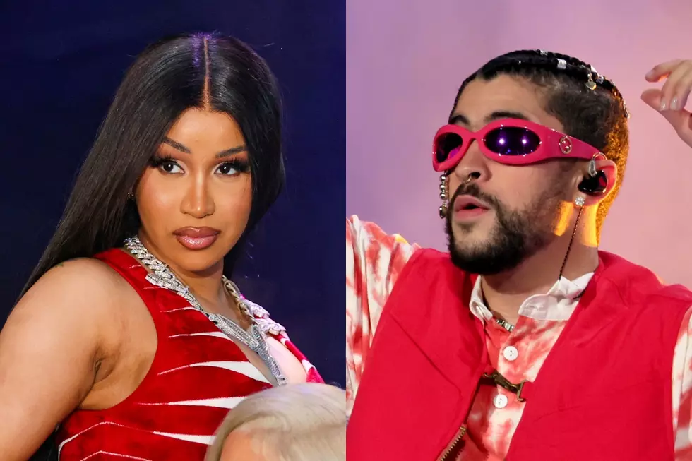 Cardi B Performs With Bad Bad Bunny