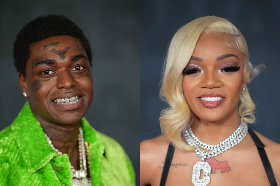 Kodak Black Flirts With GloRilla on Instagram Live