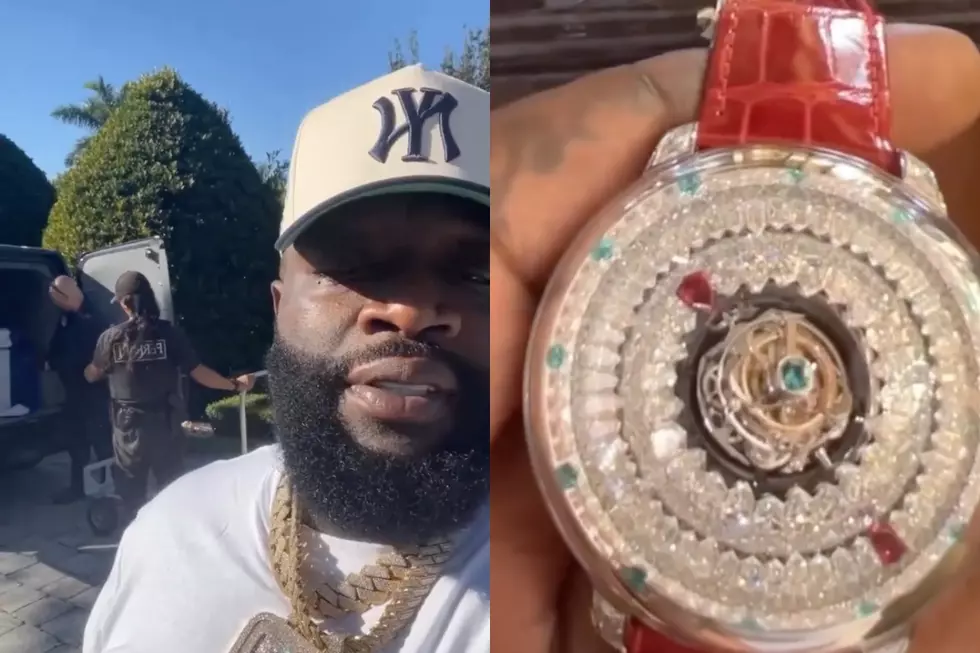 Rick Ross Gets $1.5 Million Watch Delivered to His Home by Armed Security
