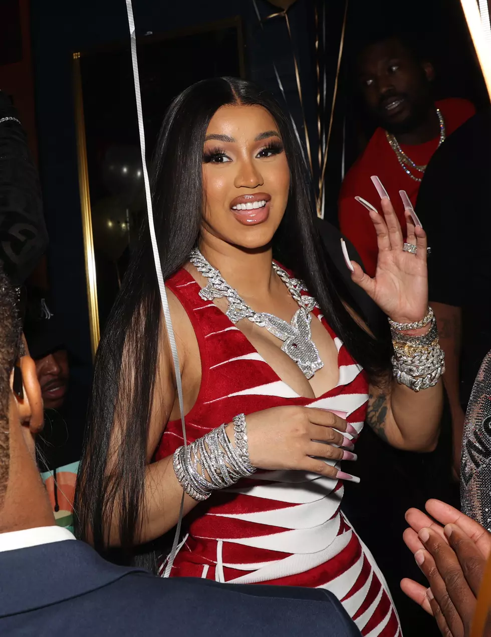Cardi B attends Cardi B Hosts Fashion Night Out on September 17, 2022 in New York City. 