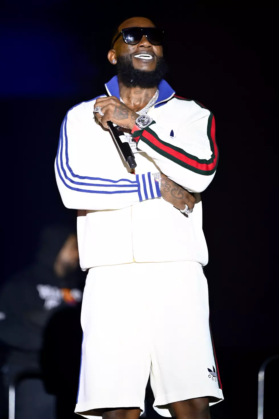 Gucci Mane performs on stage during Votelanta Music Festival at The Dome Atlanta on October 28, 2022 in Atlanta, Georgia.