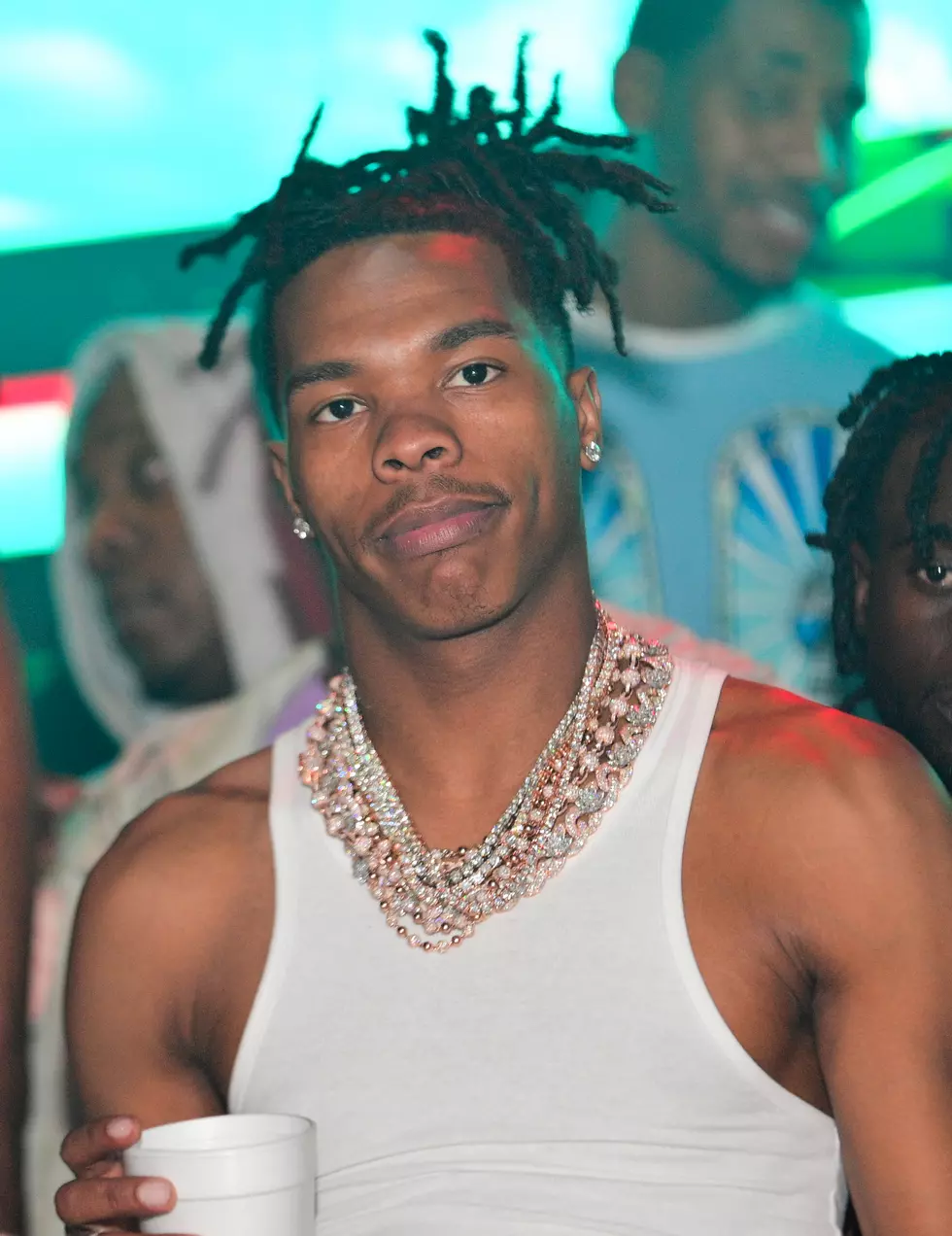 Lil Baby attends Lil Baby's "It's Only Me" Album release Party at Onyx Nightclub on October 21, 2022 in Atlanta, Georgia.