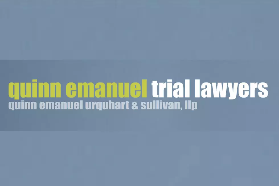 Law firm Quinn Emanuel Urquhart & Sullivan dropped Kanye West as a client.