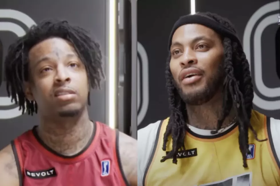 21 Savage Stops Basketball Game Against Waka Flocka Flame After Accusing Waka&#8217;s Team of Repeatedly Fouling Him