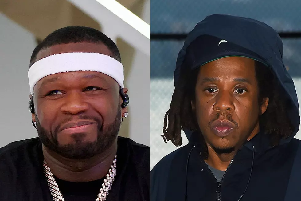 50 Cent Posts Video of Himself Irritating Jay-Z By Running On Stage During Hov and Kanye West&#8217;s Performance
