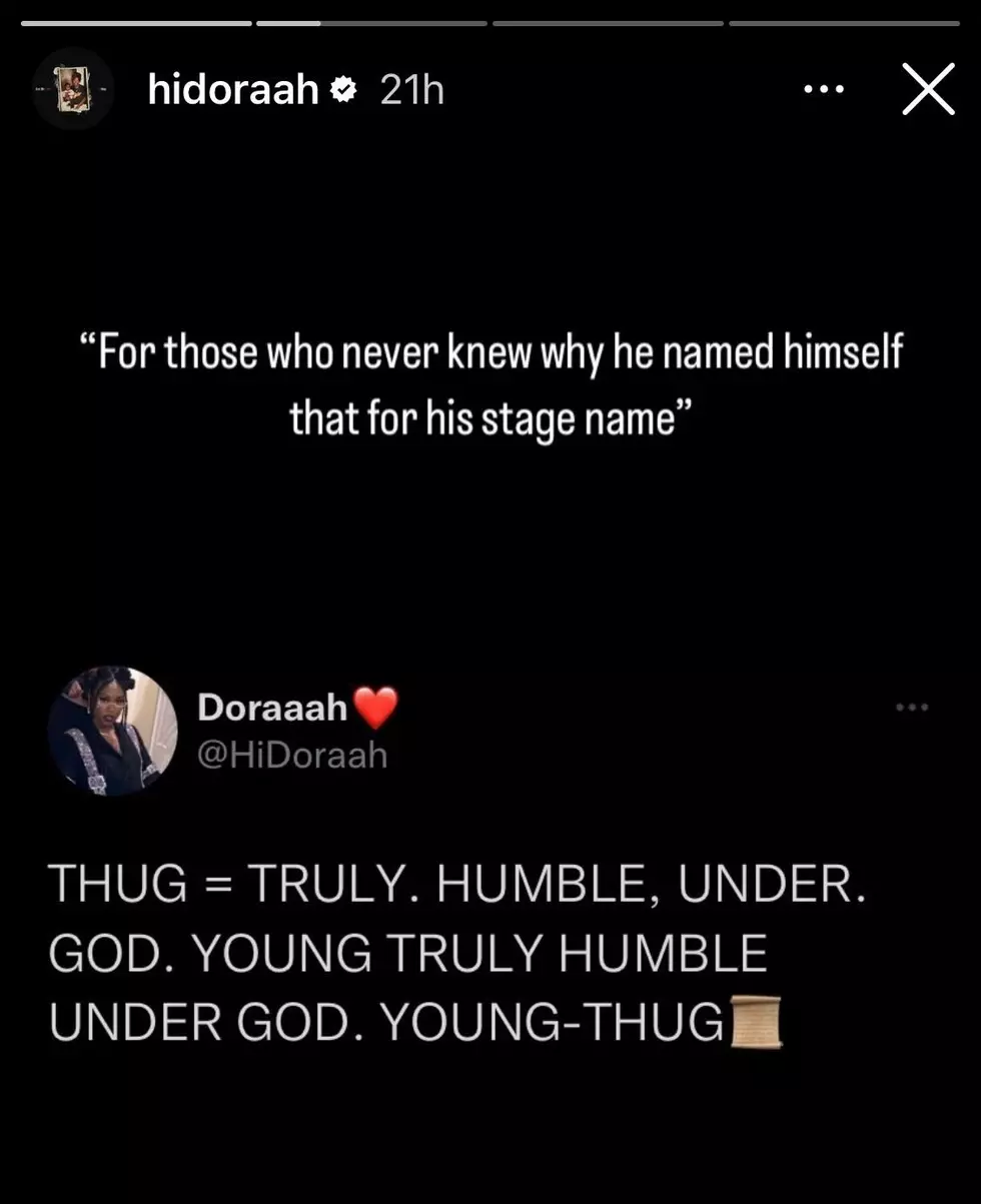 young thug sister hidoraah dora white reveals acronym and name meaning
