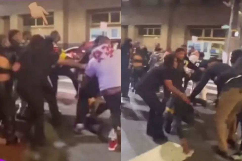 Video Shows Blueface Fighting in Street Brawl That Leaves Man Knocked Out