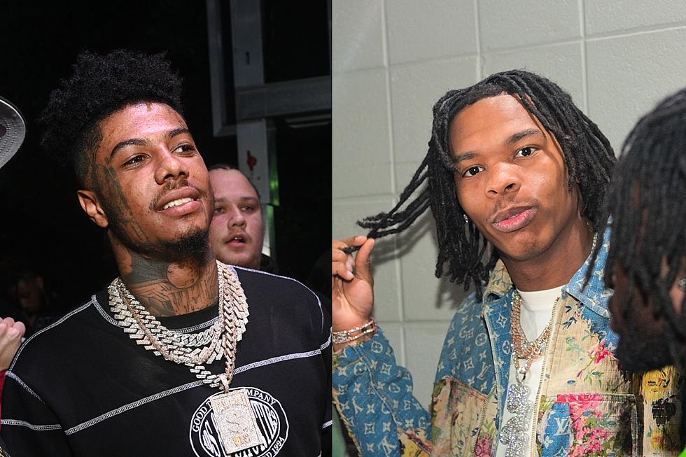 Blueface and Baby Trade Shots?