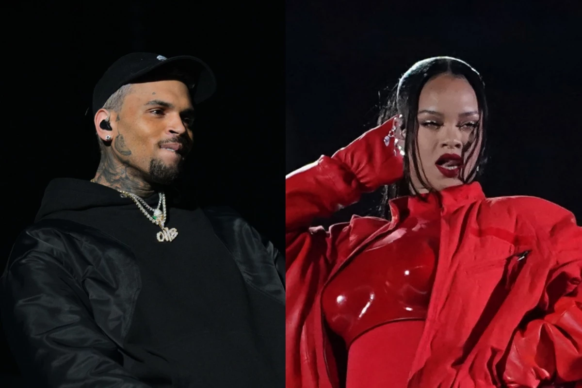 Chris Brown Congratulates Rihanna for Super Bowl Halftime Show XXL